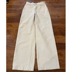 Madewell Ecru perfect vintage Wide Leg Jeans